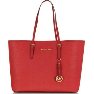 Michael Kors Jet Set Travel Tote Red